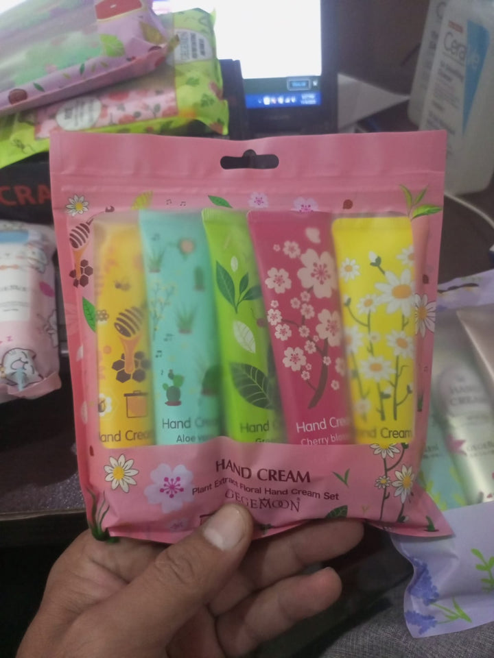 5pcs Plant & Fruit Fragrance Hand Cream Set